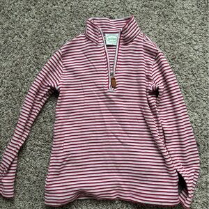 Red and White Striped Kids Shirt